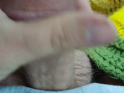 Stroking my cock a little with no lube 2/16