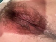 Sliding bbc dildo in my hole 16/16