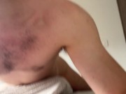 Humping my pillow until I cum on every part of it 8/16