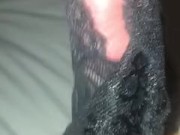 Local gym sauna receptionist asked me to cum in her panties . Happily obliged 6/16