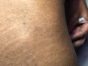 Teasing creampie  American amateur with some juicy dick after getting shaved 14/16