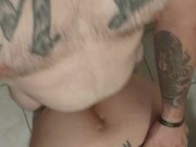 Getting dirty before we get clean in the shower 8/16