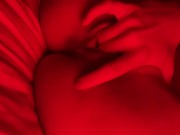 Play with my wet pussy. Fingering 14/16