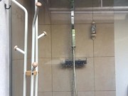 Taking shower after sucking a cock and cumming on my face 3/16