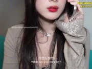 [Cheating] Asian MILF fucks her bestie's boyfriend and got creampie orgasm during the call 4/16