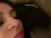 Colombian Latina Sucks & Swallows cum in mouth BBC before bed 14/16