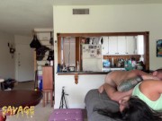 Asian girlfriend dominated WMAF Amateur couple 7/16