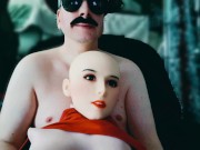 Jenny Cumrag & The Funny Dicktator - Realistic Sexdoll Z Cup Fake Tits