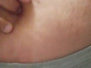 Just playing with my bellybutton and makes me wet 10/16