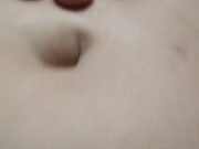 Just playing with my bellybutton and makes me wet 14/16