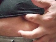 Just playing with my bellybutton and makes me wet 2/16