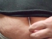 Just playing with my bellybutton and makes me wet 6/16