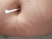 Just playing with my bellybutton and makes me wet 7/16
