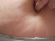 Just playing with my bellybutton and makes me wet 8/16