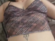 Horny MILF gives amateur bj before being used as a fucktoy - POV 12/16