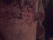 Afternoon shower with semi-hard cum shot 8/16