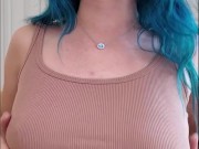 Devine la taille de mes seins - Française gros seins naturels 11/16