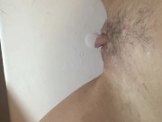 Pink pussy on the verge of orgasm, fuck me with your hard cock and I'll cum 8/16