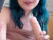 Je vous parle anal en me mettant un gode - Française excitée se gode 5/16