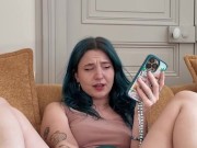 Je me gode sur la photo d'un abonné - Française orgasme dick pic 3/16