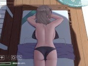 【#03 なついろレッスン 実況】爆乳お嬢様に我慢できず野外でパイズリぶっかけや寝バックしたり、口内射精フェラしたり。(live2Dアニメーション同人エロゲ―。 4/16