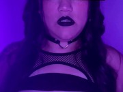 My First Dildo DP - Asian Goth Fucks Fat Ass and Pussy with Purple Dildos (Anal Creampie on OF) 2/16