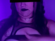 My First Dildo DP - Asian Goth Fucks Fat Ass and Pussy with Purple Dildos (Anal Creampie on OF) 3/16