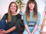 Ersties - Sinnliches lesbisches Vergnügen auf weißen Laken 2/16