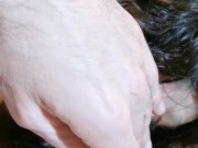 Perfect body goddess, eating cock, moaning, used, dirty, cum on her 13/16