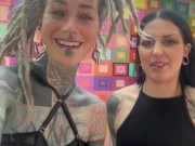 Hardcore BTS with Morea Black and Anuskatzz: Anal, Blowjobs, and Fuck Machine Fun! 11/16