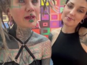 Hardcore BTS with Morea Black and Anuskatzz: Anal, Blowjobs, and Fuck Machine Fun! 4/16