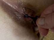 Gaping her ass 12/16