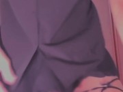 女装と貞操帯とピストンアナルバイブでドライオーガズム 10/16