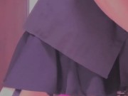 女装と貞操帯とピストンアナルバイブでドライオーガズム 9/16