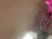 In the mall bathroom squirting my creamy pussy right in your face. POV 10/16