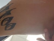 In the mall bathroom squirting my creamy pussy right in your face. POV 13/16