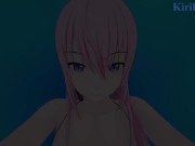 Megurine Luka and I have intense sex on the beach at night. - Project SEKAI VOCALOID Hentai 9/16