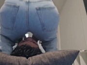 Facesitting in jeans or slip? 4/16