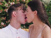 ULTRAFILMS Hottest model Evelin Elle getting fucked by a nerdy guy in this hardcore video 2/16