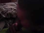 Sneaky blow job don't get caught 2/16