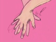 My dom turns me on with his belt, then fucks me with a huge dildo till I squirt 1/16