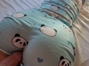 I asked Stepbro for Massage but He's Rubbing Cock on My Ass and Cums 4/16