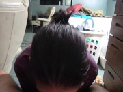 I suck out a nice load and then keep sucking my man afterwards! 11/16