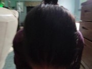 I suck out a nice load and then keep sucking my man afterwards! 2/16