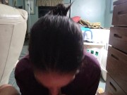 I suck out a nice load and then keep sucking my man afterwards! 5/16