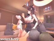 Growth treats (Giantess growth animation) 12/16