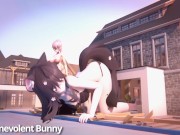 Growth treats (Giantess growth animation) 16/16