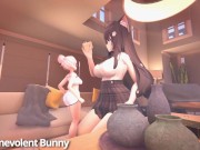 Growth treats (Giantess growth animation) 4/16
