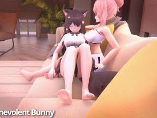 Growth treats (Giantess growth animation)