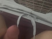 AIR HUMPING INTO INSANE VERTICAL GLORY HOLE 7/16